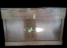 Tack Trunk w/bandage lid, brush tray/ dark walnut / FREE SHIPPING! - Greentrunksnmore