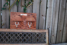 Classic Hardwood Bridle Rack -trimmed in solid hardwood beading for 2 Bridles / FREE SHIPPING - Greentrunksnmore