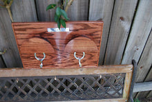 Classic Hardwood Bridle Rack -trimmed in solid hardwood beading for 2 Bridles / FREE SHIPPING - Greentrunksnmore
