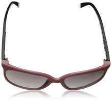 Hoven Skinny Legs 47-2007 Square Sunglasses Pink Black/Gray Fade - Greentrunksnmore