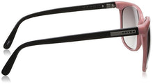 Hoven Skinny Legs 47-2007 Square Sunglasses Pink Black/Gray Fade - Greentrunksnmore