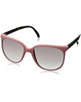 Hoven Skinny Legs 47-2007 Square Sunglasses Pink Black/Gray Fade - Greentrunksnmore