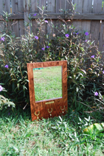 Classic Hardwood Equestrian Dress Mirror - red mahogany stain / FREE SHIPPING - Greentrunksnmore