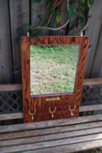 Classic Hardwood Equestrian Dress Mirror - red mahogany stain / FREE SHIPPING - Greentrunksnmore