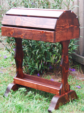 Classic Wood Saddle Stand / Red Mahogany / Free  Shipping! - Greentrunksnmore