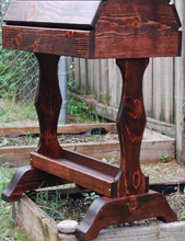 Classic Wood Saddle Stand / Red Mahogany / Free  Shipping! - Greentrunksnmore