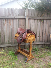 Classic Saddle Stand / Provincial Stain / Free Shipping! - Greentrunksnmore