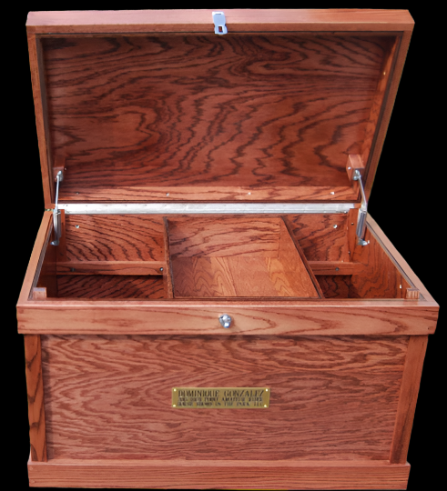 Classic Hardwood Tack Trunk Custom Show Trunk / FREE SHIPPING ...