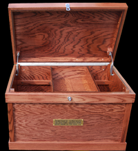 Classic Hardwood Tack Trunk Custom Show Trunk / FREE SHIPPING! - Greentrunksnmore